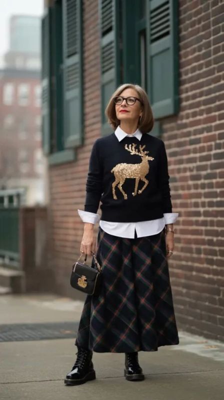 Элегантные осенние образы: юбки для женщин за 50 и их стильные сочетания