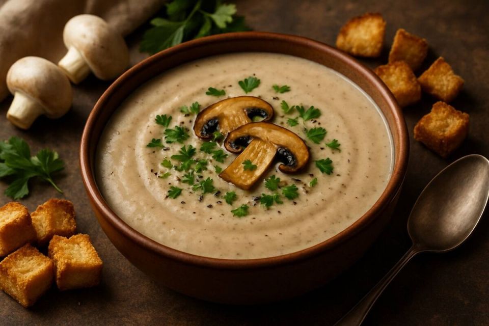Грибной суп-пюре, который покорит сердца