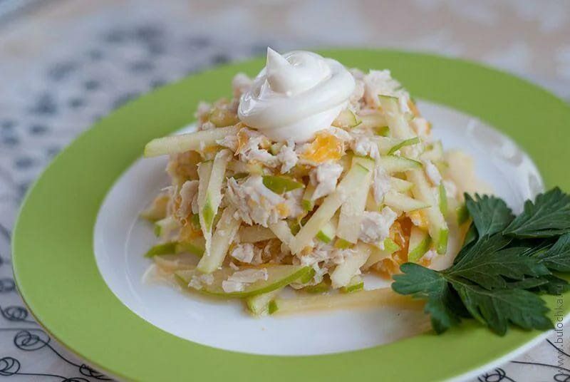 Свежая интерпретация куриного салата