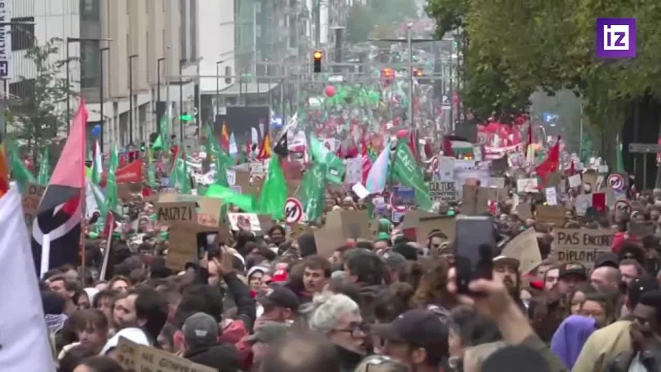 Массовая забастовка в Бельгии: страна парализована акциями протеста против мер жесткой экономии