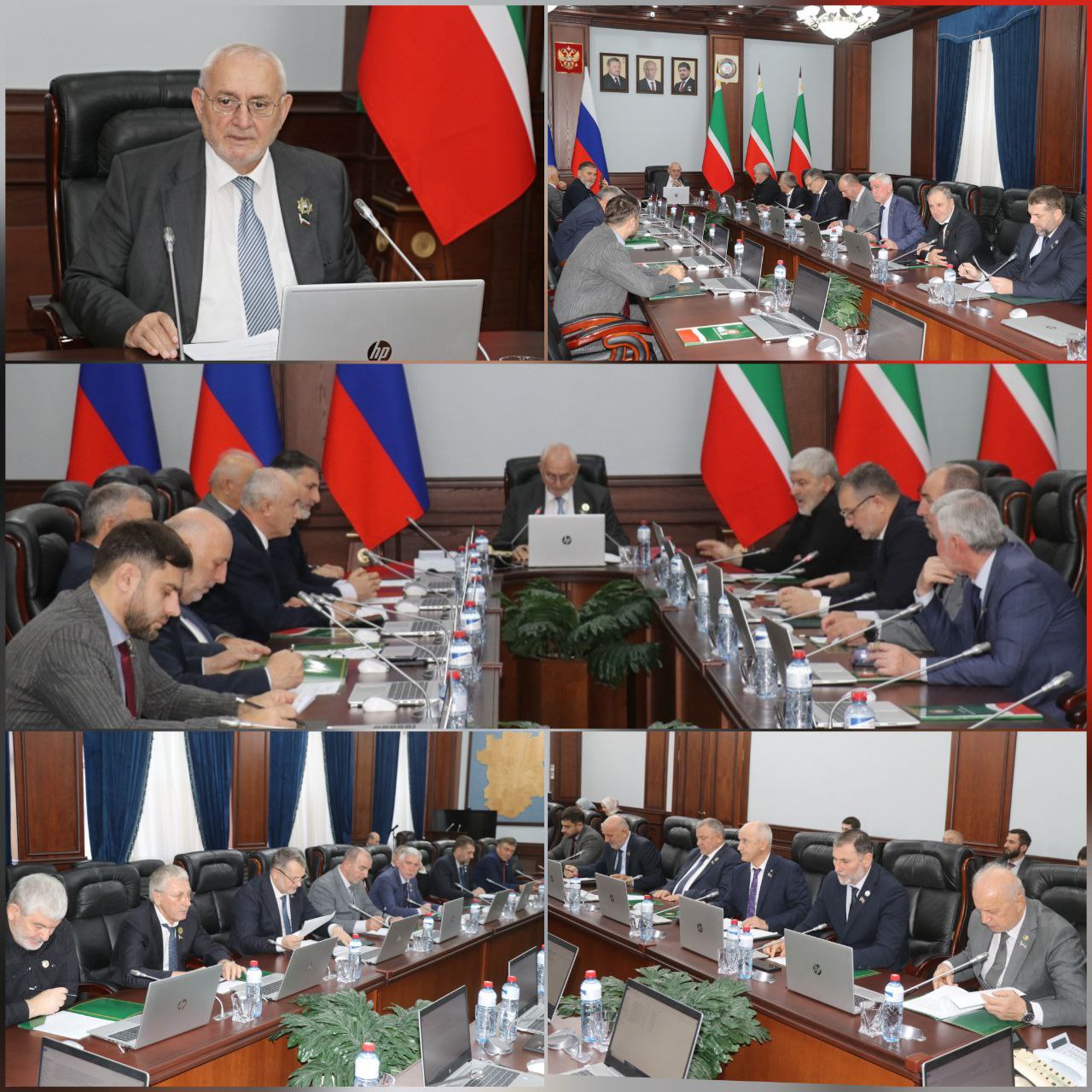 Шаид Жамалдаев провел 93-е заседание Совета Парламента ЧР