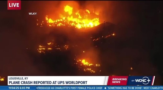 В Кентукки потерпел крушение грузовой самолет