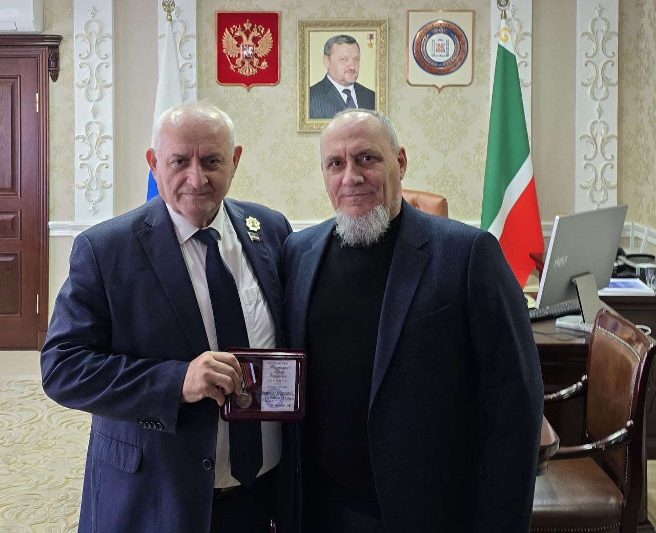 Председатель Парламента ЧР Шаид Жамалдаев и ряд депутатов отмечены медалями «Патриот России»