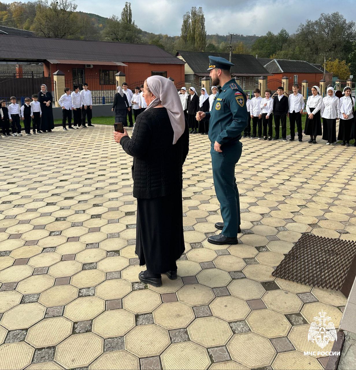 В Веденском районе прошли тренировки по действиям при пожаре