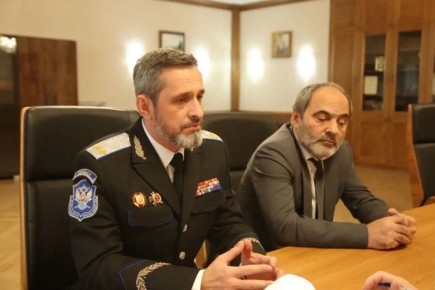 Атаман Всероссийского казачьего общества, заместитель полномочного представителя Президента Российской Федерации в Северо-Кавказском федеральном округе В.В. Кузнецов встретился с руководителем администрации главы и...