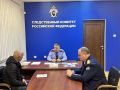Заместитель руководителя следственного управления полковник юстиции Алим Музафарович Бабаев провел личный прием граждан в следственном управлении СКР по Чеченской Республике