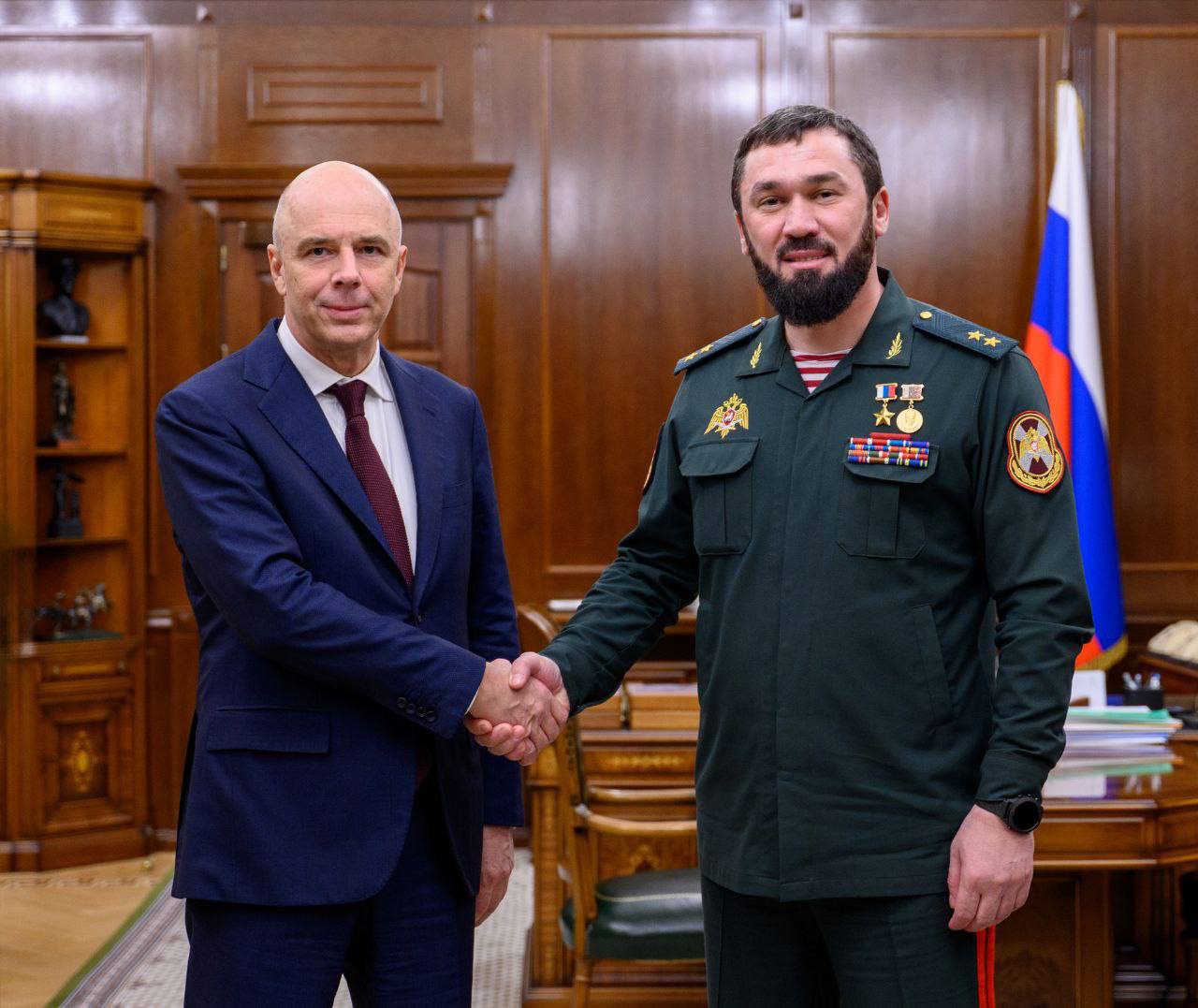 Магомед Даудов: Друзья! По поручению моего ДОРОГОГО БРАТА, Главы Чеченской Республики, Героя России РАМЗАНА АХМАТОВИЧА КАДЫРОВА встретился с Министром финансов России Антоном Силуановым