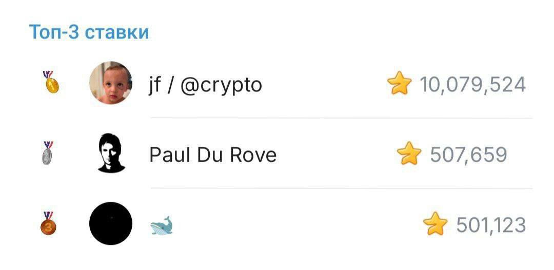 Telegram запустил аукцион подарков