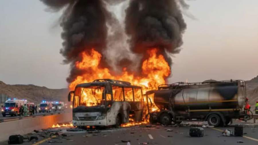 Минимум 42 индийских паломника-мусульманина из города Хайдарабада погибли в ДТП в Саудовской Аравии