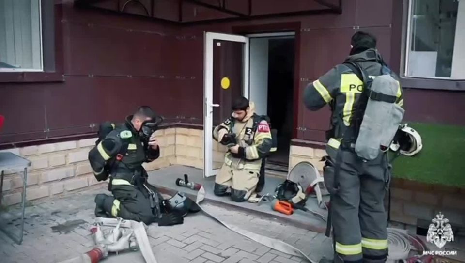 Сотрудники МЧС России провели учение в грозненском вузе