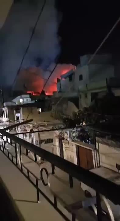 Израиль нанёс удар по лагерю палестинских беженцев в Ливане