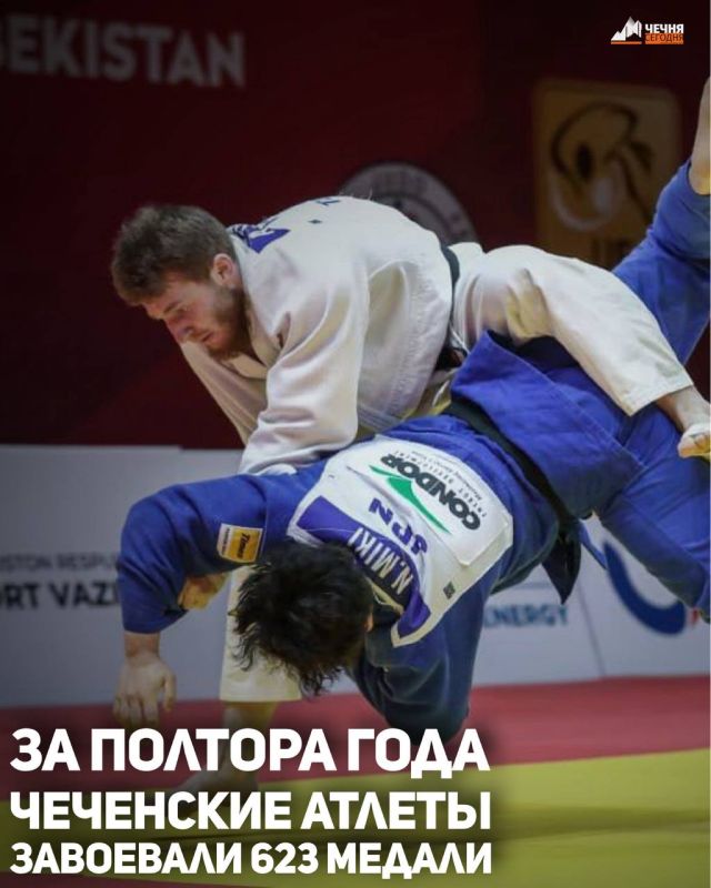 На Всероссийских соревнованиях атлеты из Чеченской Республики завоевали 623 медали, из которых 256 – золотые