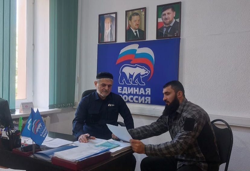 Забек Рашаев провел прием граждан в с. Замай-Юрт