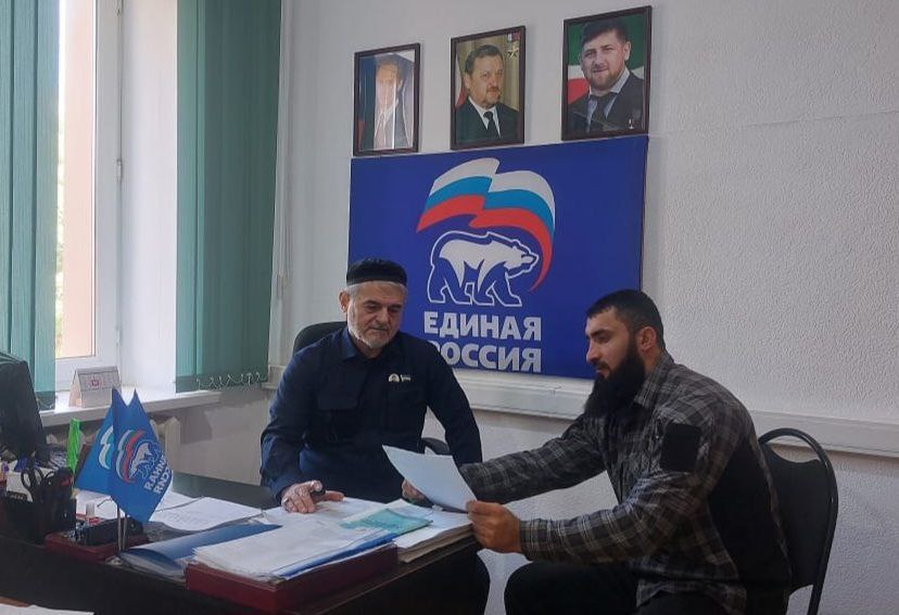 Забек Рашаев провел прием граждан в с. Замай-Юрт