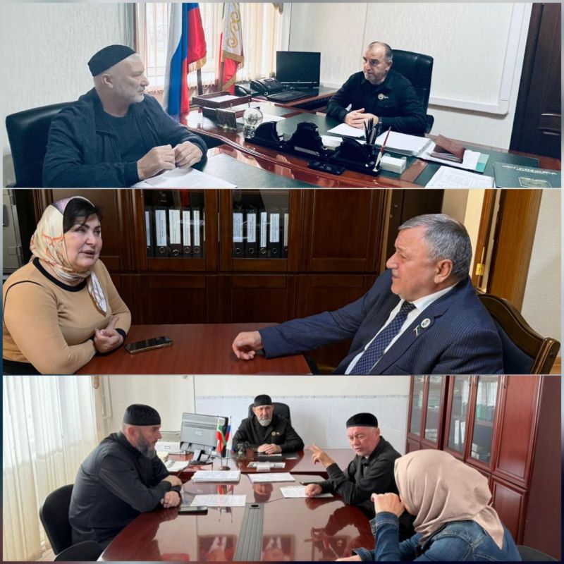 Приемы граждан депутатов. Депутат Парламента ЧР Ибрагим Эдилов провел приём граждан в стенах высшего законодательного органа