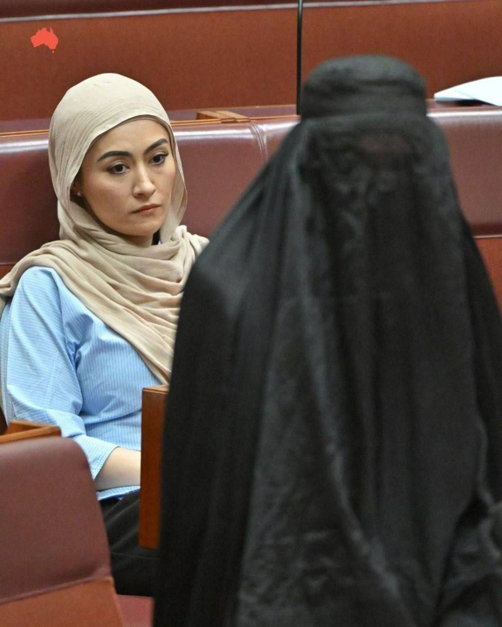 Скандал в Австралии: сенатор пришла в бурке ради продвижения закона о запрете паранджи Скандал в Австралии: сенатор пришла в бурке ради продвижения закона о запрете паранджи