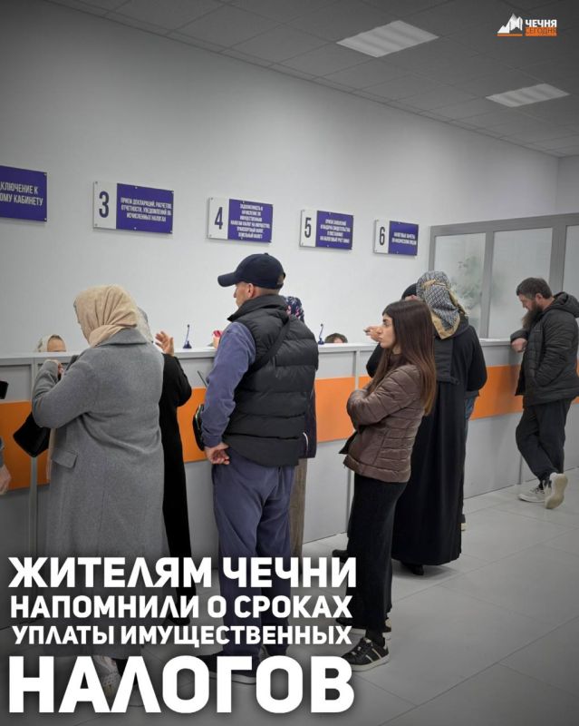 Управление ФНС России по Чеченской Республике напоминает жителям региона, что установленный срок для своевременной оплаты физическими лицами имущественных налогов (налог на имущество, транспортный налог, земельный налог) и...