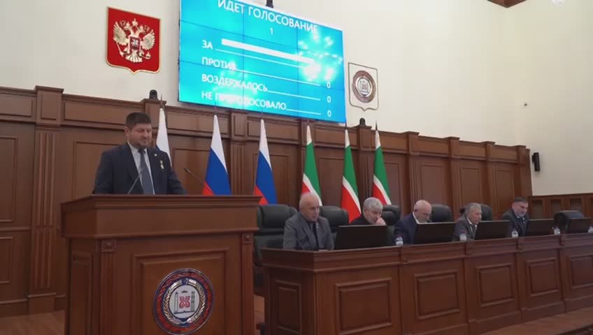 Шаид Жамалдаев провел 111-е заседание Парламента Чеченской Республики