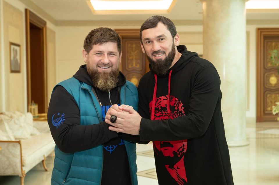 Магомед Даудов: Друзья! Мой ДОРОГОЙ БРАТ, Глава Чеченской Республики, Герой России РАМЗАН АХМАТОВИЧ КАДЫРОВ удостоен высокой спортивной награды региона - почетного знака «За достижения в спорте»