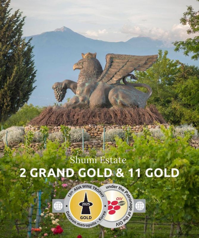 Грузинская винодельня «Шуми» поражает мир: 13 медалей на Asia Wine Trophy
