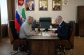 Ассаламу Алайкум!. Сегодня Руководитель Администрации Главы и Правительства ЧР Галас Таймасханов провёл рабочую встречу с ректором Чеченского государственного педагогического университета Исмаилом Байхановым