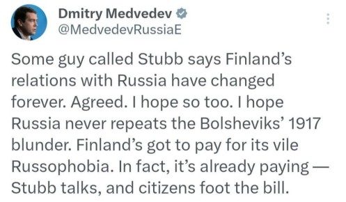 Дмитрий Медведев жестко ответил президенту Финляндии