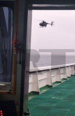 Кадры попытки захвата танкера "Маринера" в водах Северной Атлантики публикует RT