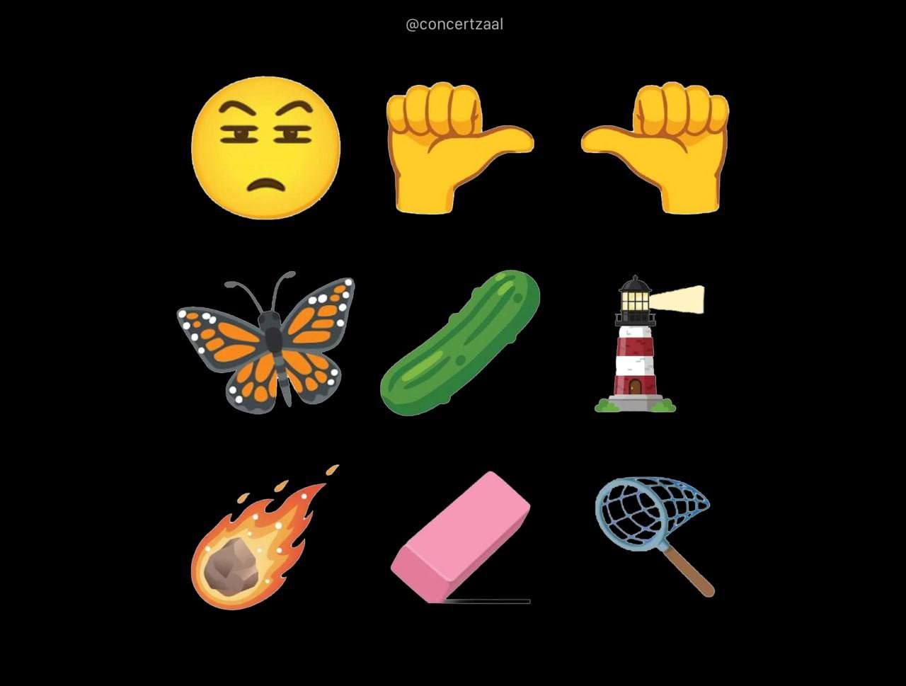 Прищуренное лицо — новое эмодзи 2026 года