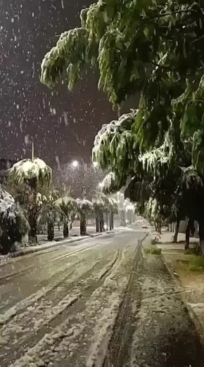 Первый снег в Марокко с 2012 года, второй в этом веке и самый сильный за последние сто лет