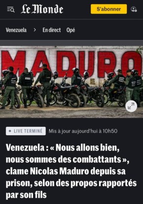 Сын Мадуро рассказал о его состоянии