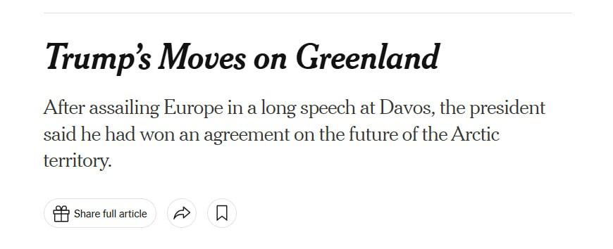 NYT: Дания передаст США суверенитет над отдельными участками Гренландии для строительства военных баз