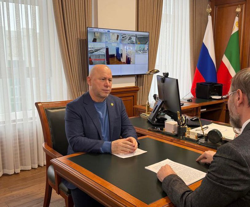Руководитель Администрации Главы и Правительства Чеченской Республики Галас Таймасханов провёл рабочую встречу с председателем Общественной палаты Чеченской республики Исмаилом Денильхановым