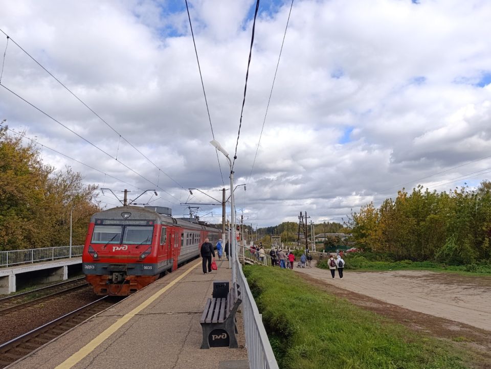 Загадочные осенние дожди и двойная радуга на даче