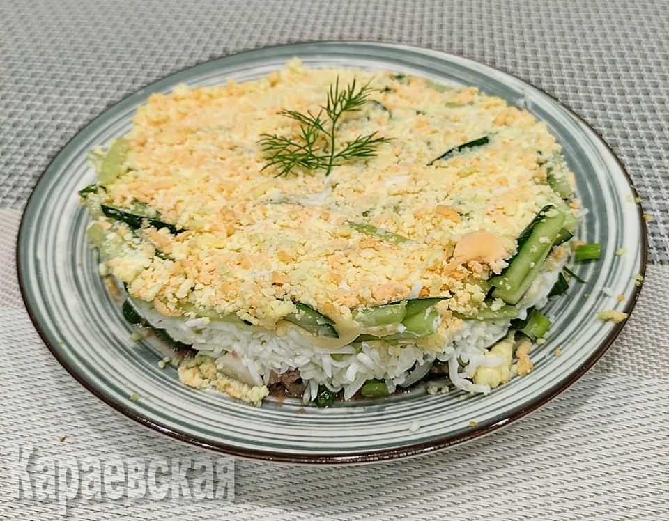 Невероятный вкус и польза: салат из печени трески